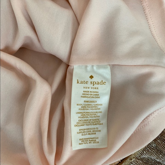 kate spade • metallic ruffle dress - Picture 7 of 8